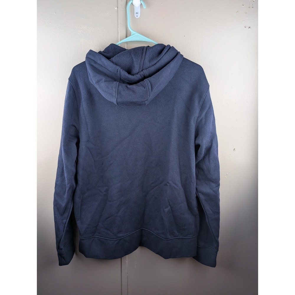 Reebok Mens Navy Blue Fleece Pullover Hoodie Sweatshirt REM233FH03 Size M NWT - Picture 4 of 5